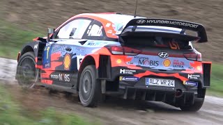 Miki Biasion at Rally Legend 2021  Hyundai i20 WRC Launch Control amp Pure Sound [upl. by Andrus991]