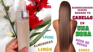 Les enseño a hacer su acondicionador del cabello casero y natural ¡REPARADO EN 1 HORA [upl. by Aicram]