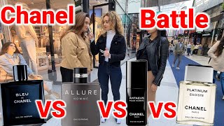 Women React to Bleu de Chanel Chanel Allure Homme Sport Eau Extreme Platinum Egoiste amp Antaeus [upl. by Iiette]