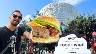 Trying ALL NEW Food At Disneys Food amp Wine Food Festival EPCOT  Hits amp Misses  Festival Merch [upl. by Lladnyk]