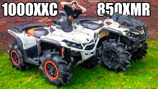 CanAm 850 XMR VS 1000 XMR  Mudding Edition [upl. by Ylhsa82]