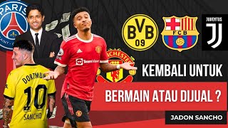 Jadon Sancho • Kepercayaan Erik Ten Hag Dibalas Pengkhianatan [upl. by Ocramed]