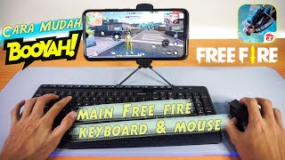 Cara Mudah Main Free Fire Menggunakan Keyboard amp Mouse Di Android [upl. by Lynad689]