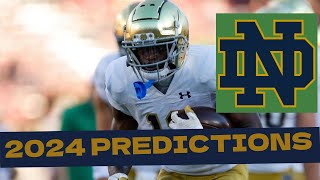 Notre Dame Football 2024 Predictions [upl. by Ely]