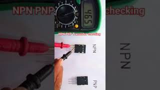 2SA1943 PNP n TTC5200 NPN checking how to check Transistor transistorshortvideo electronic mosfet [upl. by Blank247]