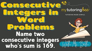 How to find Consecutive Integers [upl. by Nnylirehs]