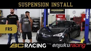 BC Racing x Enjuku Racing Suspension Install Episode 1 GT86FRSBRZ [upl. by Naitsirk]