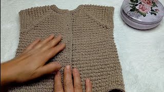 iki şiş ✅ çok kolay ✅ fare dişi ✅ yelek modeli easy beginners diy beybi joannscrochet [upl. by Harlin794]