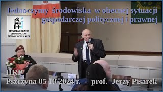 Pszczyna 5 października 2024 r prof Jerzy Pisarek [upl. by Murtha926]