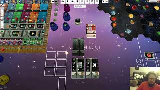 Gaia project on Tabletop Simulator solitaire 1  Bescods vs Hadsch Hallas [upl. by Vasili]