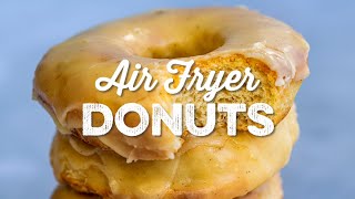 Air Fryer Donuts  Supergolden Bakes [upl. by Klatt]