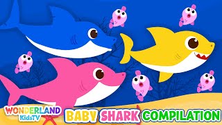 Baby Shark Compilation  Baby Shark 8 min Kids Songs Compilation  babyshark [upl. by Irt]