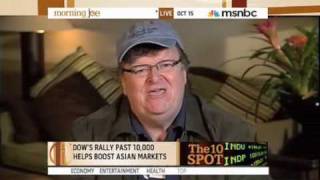 Michael Moore on Morning Joe Withdraw Your Money from Bailed Out Banks [upl. by Savick]