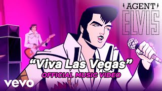 Elvis Presley  Viva Las Vegas Agent Elvis  Official Animated Music Video [upl. by Einaffit490]