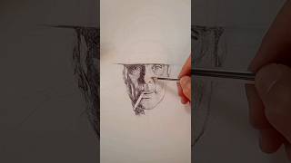 scribbleart scribble art Oppenheimer Cillian Murphy art Cillianmurphy artdrawing sketch [upl. by Naes]