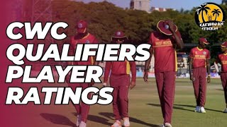 West Indies  World Cup qualifiers player ratings [upl. by Curcio]