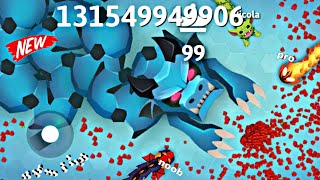 Snake io 🐍 game i Reached by highest point in this map and the record top1 Epic delicious gameplay [upl. by Zumstein]