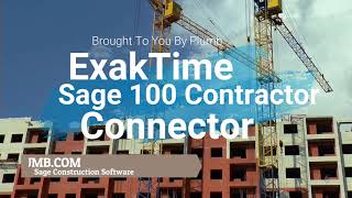 Sage 100 Contractor ExakTime Integration Demo [upl. by Everard528]