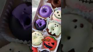 Las Donitas para Hoy Halloween Halloween donas donitas donuts minidonas minidonitas recetas [upl. by Ayotahc45]