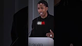 Asap Rocky SPEECH To Tyler The Creator 🥶 [upl. by Buderus575]