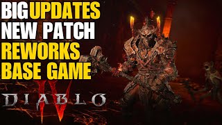 BIG Diablo 4 Updates Patch reworks base game elements and more [upl. by Daegal]