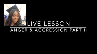 Mental Health Psych Nursing Anger amp Aggression Part II [upl. by Ssac]