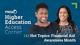 EP14  Hot Topics Financial Aid Awareness Month [upl. by Tseng]