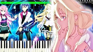 Gakusen Toshi Asterisk Season 2 ED『Ai no Uta words of love』Piano Tutorial『学戦都市アスタリスク』ピアノ [upl. by Rector352]