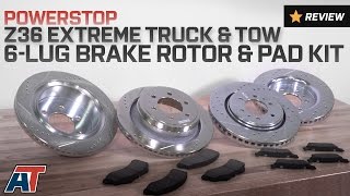 20102017 F150 Power Stop Z36 Extreme Truck amp Tow 6 Lug Brake Rotor amp Pad Kit Review [upl. by Ariait]