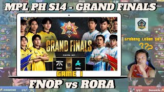 Game 1 FNOP vs RORA  MPL PH S14  Grand Finals 2024 [upl. by Olifoet744]