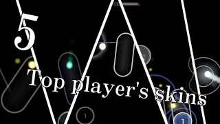 Osu 5 Top players skins mrekk Akolibed Vaxei and more [upl. by Ahsemal]