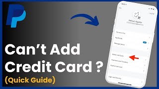 Why I Cant Add My Debit  Credit Cards To My PayPal Account [upl. by Carmita15]