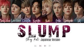 Stray Kids  SLUMP Japanese Version Color Coded LyricsKanRomEng [upl. by Marjorie471]