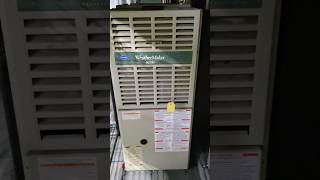 The Carrier WeatherMaker 8000 furnace with the covers on [upl. by Euphemie958]