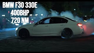 BMW F30 330e Stage 2 400BHP  Fastest 330e in the UK  King of the PHEV [upl. by Brenza309]