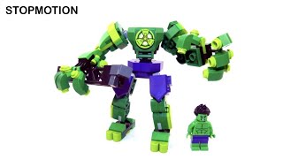 How To Build LEGO Marvel Hulk Mech Armor Set 76241 [upl. by Retrop]