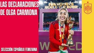 🌟 Olga Carmona quotHa sido una jugada mágicaquot  🔴 SEFUTBOL [upl. by Tedra]