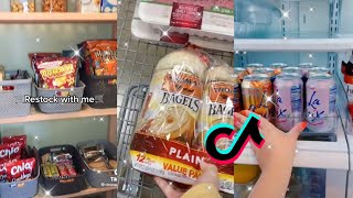 grocery shopping and restocking tiktok compilation 1 [upl. by Ahsael744]