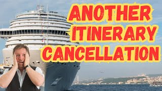 ANOTHER Cruise Itinerary Is Being Cancelled Due To Unsafe Conditions In The Region [upl. by Dnarb]