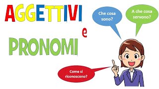 Aggettivi e pronomi Video illustrato per la scuola Primaria [upl. by Yelrihs]