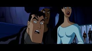 Justice League VS Hawkgirl  Hawkgirl confronts Justice League HD [upl. by Animaj]