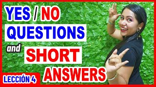 Yes  No Questions con el Verbo TO BE ❓  😎 INGLÉS CHÉVERE 4 😎 [upl. by Ittak]