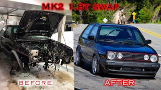 MK2 Golf 18t Swap in 5 Minutes [upl. by Osber]