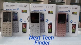 Kechaoda K115 Card Size mobile Review [upl. by Airrej]