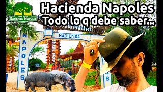 Hacienda NAPOLES en COLOMBIA🤑 Parque temático PABLO ESCOBAR Museo EXPUESTO [upl. by Airtemak]