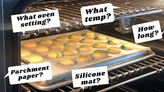 baking macarons  oven settings baking surfaces and more  Master Your Macarons Series Part 5 [upl. by Eipper]