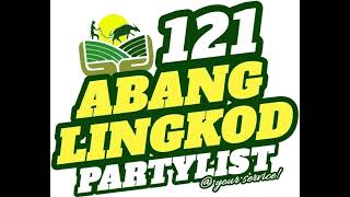 Abang Lingkod PartyList 121 Jingle Part 1 [upl. by Leid]