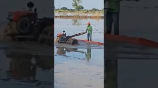 Farming using a walking tractor faming agriculture farmer [upl. by Innavoj]