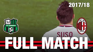 Romagnoli amp Suso for the win  Sassuolo v AC Milan  Full Match [upl. by Hoagland]