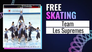 Team LES SUPREMES CAN  Free Skating  Zagreb 2024  WorldSynchro [upl. by Bertie]